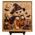 DIY Halloween Cat Pearl Bead Painting Kit, 5D Pearl Art Craft with Spooky Black Cat & Moon Design, Beginner-Friendly Beaded Painting Set for Adults, Relaxing Stress Relief Home Wall Decor，E