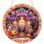 DIY Halloween Diamond Painting Acrylic Wreath Pendant Kit – Special Shaped Skull Flower Hanging Ornament for Door Wall Decoration, Craft Gift for Adults Kids, Halloween Home Decor ，Welcome