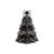 DIY Halloween Quilted Fabric Tree Kit，Black Spider