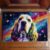 DIY Latch Hook Rug Kit English Setter Dog Star at Rainbow Stars 38x52cm-3