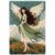 DIY Latch Hook Rug Kit Fairy with Long Hair and Wing 38x52cm