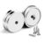 DIYMAG Magnets with Countersunk Hole,1.26 Inch 110LBS 4 Pack