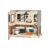 DIY Miniature Dollhouse Kit Stackable Room Models with Display Case