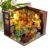 DIY Miniature House Kit – LED Light | 3D Wood Craft, Fairy Town Model
