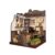 DIY Mini House Country Cafe 3D Wooden Puzzle Craft Model for Adults, Miniature Dollhouse Kit, Mini Coffee Shop Building Kit with Tools, Creative Home Decor & Unique Gift for Coffee Lovers