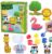 DIY Mould and Paint Craft kit, Paint Your Own Animal Painting Kit Plaster Figurine Set with Pigments, Palette & Mold Art & Craft Set – Educational Toys for 3-12+ Year Old Boy & Girl