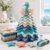 DIY Ocean‑Themed Fabric Tree Sewing Kit, Layered Patchwork Quilted Tabletop Ornament, Marine Animal Holiday Home Decor Project, Beginner‑Friendly Handmade Craft Set, Festive Gift for Craft Enthusiasts