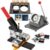 DIY Photo Magnet Maker Machine, 2×2 Inch Custom Refrigerator Badge Press Kit with Paper Cutter, 100 Sets Materials for Crafting Personalized Magnets