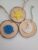 DIY Pre-Nailed String Art Craft Space Kit Space. Set of 3 Ornaments that Include Star, Moon, and Planet