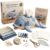 DIY Quilted Sea Animal Tissue Box Sewing Kit Cut Fabric Patchwork(Dolphin)