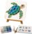 DIY Sea Glass Mosaic Art Kit, Creativity DIY Sea Glasss Art Kits for Adults & Beginners, Mosaic Beach Art Project for Home, Office, Windowsill