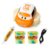DIY Slime Track Car Set, Rechargeable Mini Track Car with Slime Syringe and Magic Slime Cup, Creative Slime Activity Kit, Tabletop Slime Track Set for Indoor Play，1