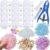 DIY Stress Ball Making Kit – 10 TPR Skins, 14oz Slime, 7oz Clay, 13 Fillers & Vacuum Tool – Create Custom ASMR Squishy Toys for Anxiety Relief, Sensory Play & Handmade Gifts for Adults