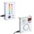 DIY Thermo-Hygrometer Soldering Kit, ICSTATION Washing Machine Simulation Soldering Project, Temperature and Humidity Meter with Expression LED DIY Washing Machine Control System Solder Practice Kit