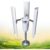 DIY Vertical Axis Wind Turbine Kit – 3-Blade PVC Windmill Model with 3-Phase PM Generator, LED Display, Durable Alloy Base
