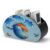 DJUETRUI Blue Cashew Flower Leather Remote Control Holder