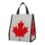 DJUETRUI Retro Canada Flag Reusable Insulated Lunch Bag 9L