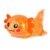 Djyxoglyn 3.94 in Orange Glitter Crawling Axolotl Squishy Slow Rising