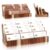 DLUGOPIS 4 Tier Acacia Wood Business Card Holder Desktop Display Stand Multiple Wood Business Card Organizer Rack Gift Card Pamphlet Display for Exhibition Home Office