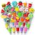 DMIGHT 48PCS Cute Food Pens, 4-in-1 Multicolor Ballpoint Pens for Kids