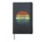 DNA Genetics Gifts Retro Sunset Science Biology Genealogy Hardcover Journal, Black