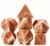 DNDND Cinnamon Scented Silicone Dice Set, 7PCS Soft Rubber D&D Dice with Clear Display Case, Fragrant Polyhedral RPG Dice for Dungeons and Dragons Tabletop Games