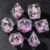 DND Polyhedral Dice Set with Dragon Design