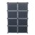 DNMDSXDRG 7-Tier Portable Shoe Rack Organizer 28 Pair, Black, 14 Grids
