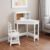 DobleePy Corner Study Table & Chair Set for Small Spaces