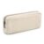 DOBMIT Pencil Pen Case, Canvas Pencil Pouch Big Capacity Pen Bag with Zipper Durable Stationary Storage Bag for Adult Students Officers-White