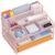 Docnest 3 Tier Mesh Desk Organizer with Letter Tray & Paper Sorter, Pink
