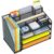 Docnest 4 Tier Mesh Desk Organizer with File Holder – Multi-Functional Paper Letter Tray with 5 Adjustable Compartments, 3 Pen Holders, Desktop Storage for Files, Mail, Stationery – Black