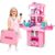 Doctor Kit for Girls, 3-in-1 Pretend Doctor Playset with Stethoscope, Thermometer & Medical Tools, Pink Medical Toys for Kids Toddler Ages 3 4 5 6 7 8