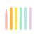 Document Marking Pens Pastel Highlighter Pack with 6 Shades, Fast Dry Water-Based, Flexible Angled Writing, College Notes, Planner Use Mild Highlighters Pastel Markers Angled Tip Study Pens Work