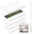 DOFOPO Wire Rack Covers, Foamed PVC Wire Shelf Covers for Pantry Removable Closet Cabinet Bathroom Kitchen Shelving Decoration(White,22×12 inch)