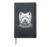 Dog Fingerprint – Westie Dad Mom Hardcover Journal, Black