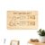 Dog Food Reminder – Magnetic Wooden Sign, Pet Tracking Warn Board Routine