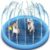 Dog Sprinkler,Upgraded Thickened Dog Sprinkler Splash Pad,Non-Slip Tear-Proof Outdoor Water Play Pool for Dogs & Kids,Outdoor Summer Water Play Toy for Backyard & Garden Party (39in,67in)
