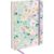 Dohe – A5 Notebook – Size 14.5 x 21 cm, Open Spine, Plain White Interior, 128 Sheets, With Bookmark and Elastic Closure, Professional Beautiful Notebook, Drawing and Notes – FLOWERS Summer