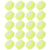 DOITOOL 24pcs Finger Moistener Sponge for Money Counting and Paper Sorting, Ergonomic Floral Shape Plastic and Sponge Material, Easy to Use Versatile Finger Wetting Pad for Banks