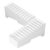 DOITOOL 2pcs Grid Plastic Phone Storage Box for Desktop Office Organization