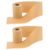 DOITOOL 2pcs Kraft Paper Notepad Roll 3 Inch X 164ft Recyclable and Sturdy Kraft Paper Roll for Packaging Grocery List for Kitchen and Office Use