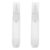 DOITOOL 2pcs Refillable Empty Acrylic Paint Marker Pens with 8mm White Flat Tip and Plastic Tube, Weather Resistant Paint Pens for Artistic and Industrial Applications on Ceramic, Metal,