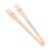 DOITOOL 2pcs Wooden Handle Paint Brushes for Crafts and Painting Walls, Easy to Carry Painting Brush Set Suitable for Professional Artists