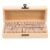 DOITOOL 42pcs Wooden Alphabet Number Letter Stamps in Graceful Script Style, Wood Material with Imprints, Optimized for Organization, for Diary Entries and Card Making