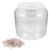 DOITOOL Portable Plastic Turtle Tank with Impact Resistant Design and Easy to Clean Features, for Desk Reptile Feeding Box and Classroom Pet Habitat
