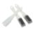 DOITOOL Stainless Steel Wire Brush and Portable Plastic Handle 3pcs with Deep Gap Cleaning Function for Collectibles and Delicate Surfaces Suitable for Home and Travel Use
