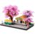 DOLBLOCK Japanese Cherry Blossom Tree Flower House Micro Building Blocks Set for Adults Bus Station Mini Bricks Model, Treehouse, Decorative Architectural