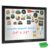 DOLLAR BOSS Magnetic Board for Wall, 24″x18″ Writable Bulletin Board, Black