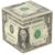 Dollar Cube 3×3 Speed Cube, US Dollar Bill Magic Cube Educational Puzzles Toys for Kids,Beginners and Adults (Stickerless)
